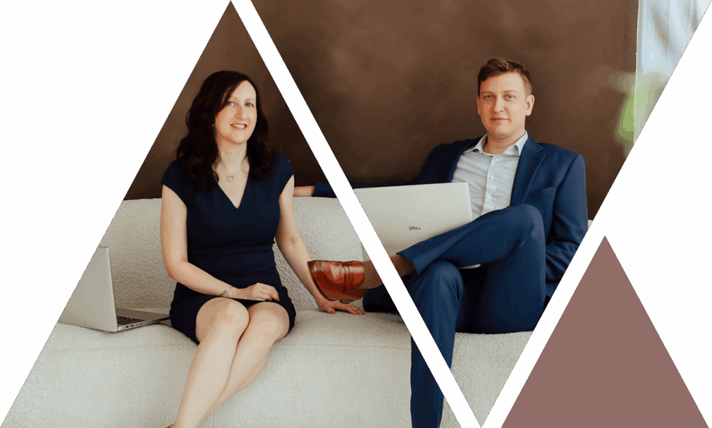 Trevor Scheid and Erin Itkoe, wealth advisors