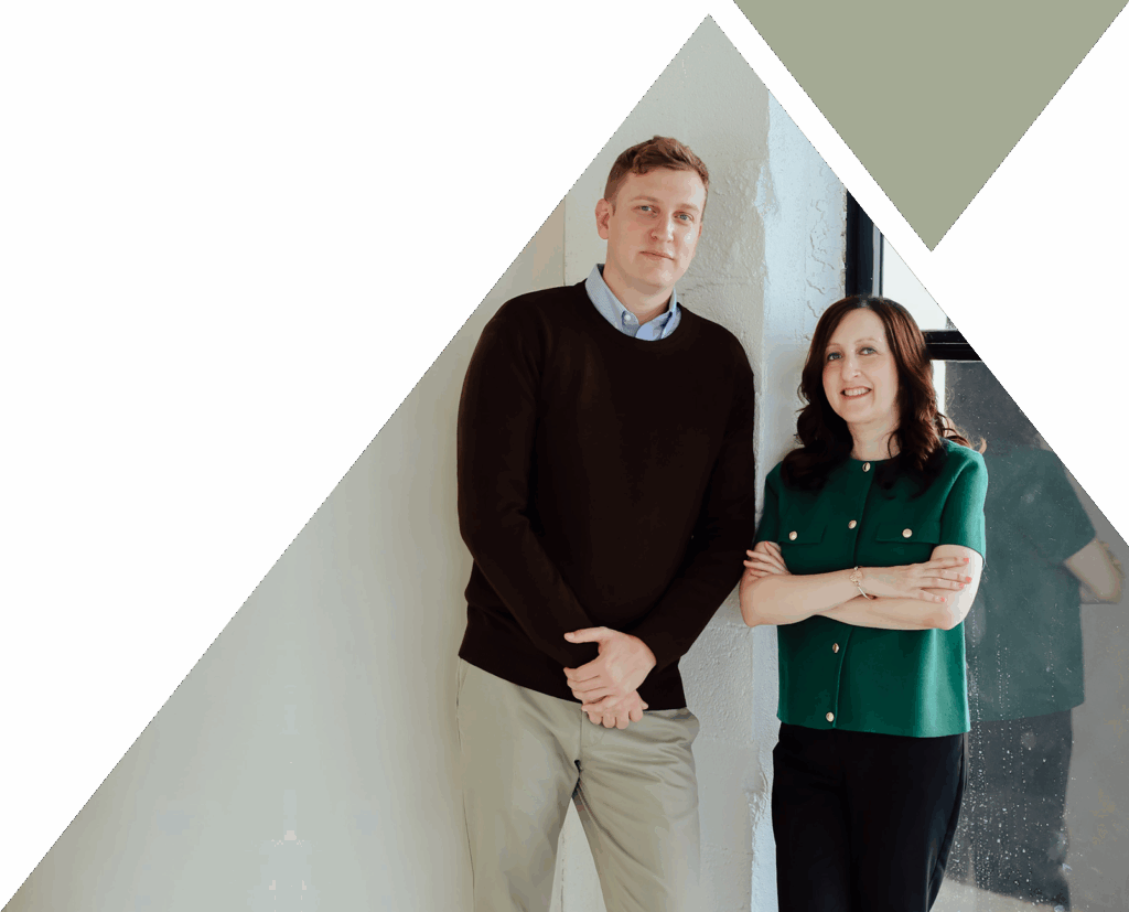 Trevor Scheid and Erin Itkoe, wealth advisors
